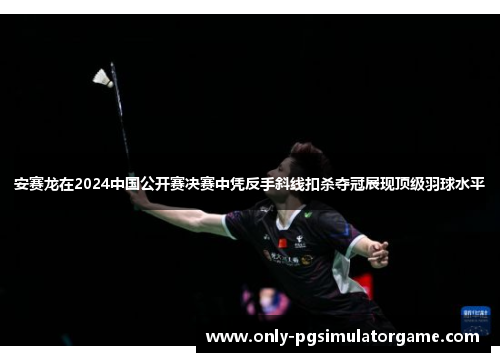 安赛龙在2024中国公开赛决赛中凭反手斜线扣杀夺冠展现顶级羽球水平